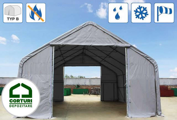 Cort Depozitare 10x20 m cu intrare 4x4 m